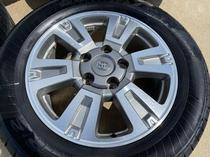 20" Toyota Tundra PLATINUM OEM 75159 SET wheels rims 5x150 tires GOODYEAR