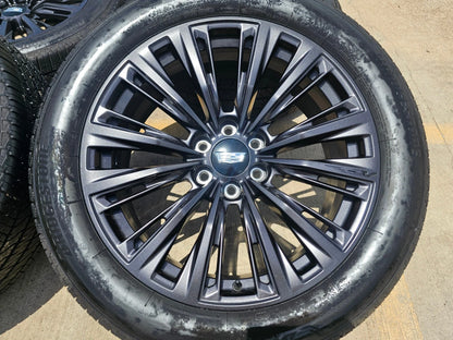 22" Cadillac Escalade V V600 Platinum OEM ORIGINAL wheels rims 2025 2026 NEW