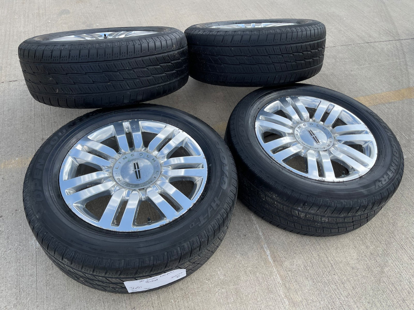 20" Lincoln Navigator OEM rims wheels 3561 tires DISCOUNTED