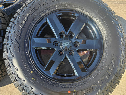 17" Ford F-150 OEM black Tremor rims wheels tires 10339 A/T4 2024 2025 2026 NEW