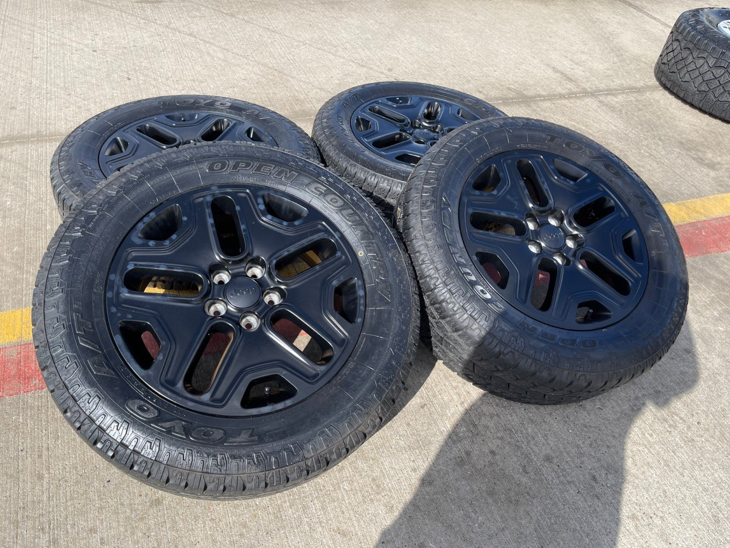 17" Jeep Cherokee wheels OEM rims Compass Renegade 9199 black DISCOUNTED