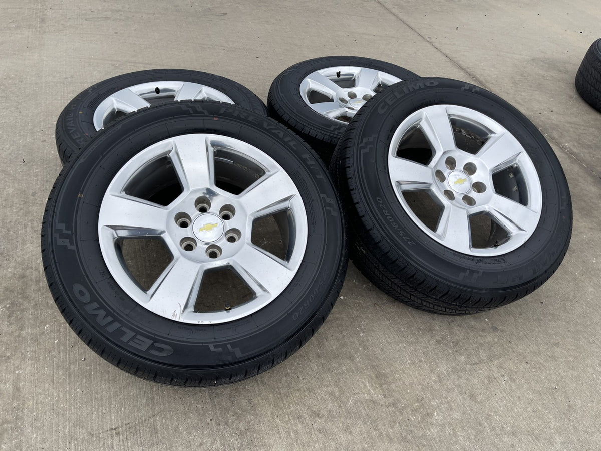 20" Chevy Silverado 1500 Tahoe Suburban OEM 5652 wheels rims SET