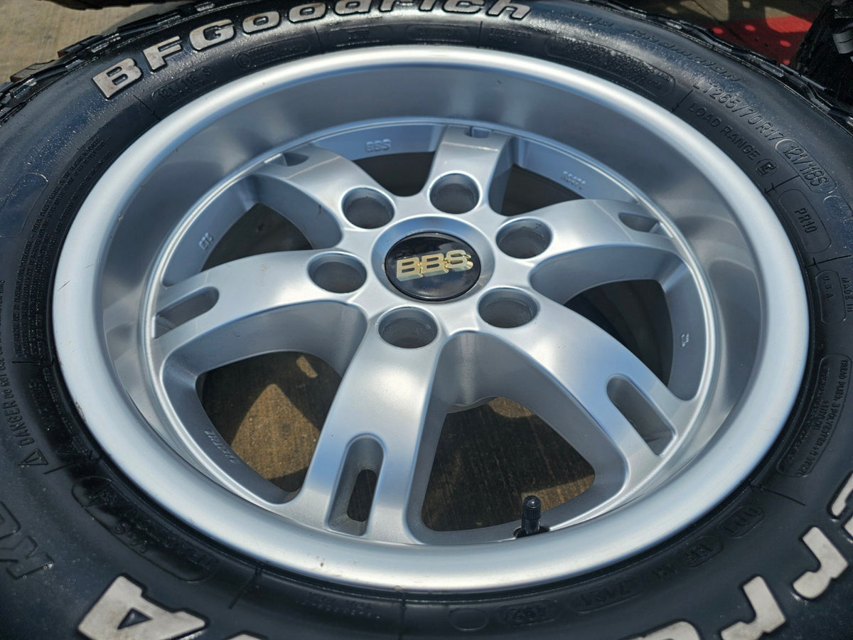 17" Toyota FJ Cruiser BBS TRD PRO 4Runner Tacoma OEM wheels rims BFG KO2 A/T NEW