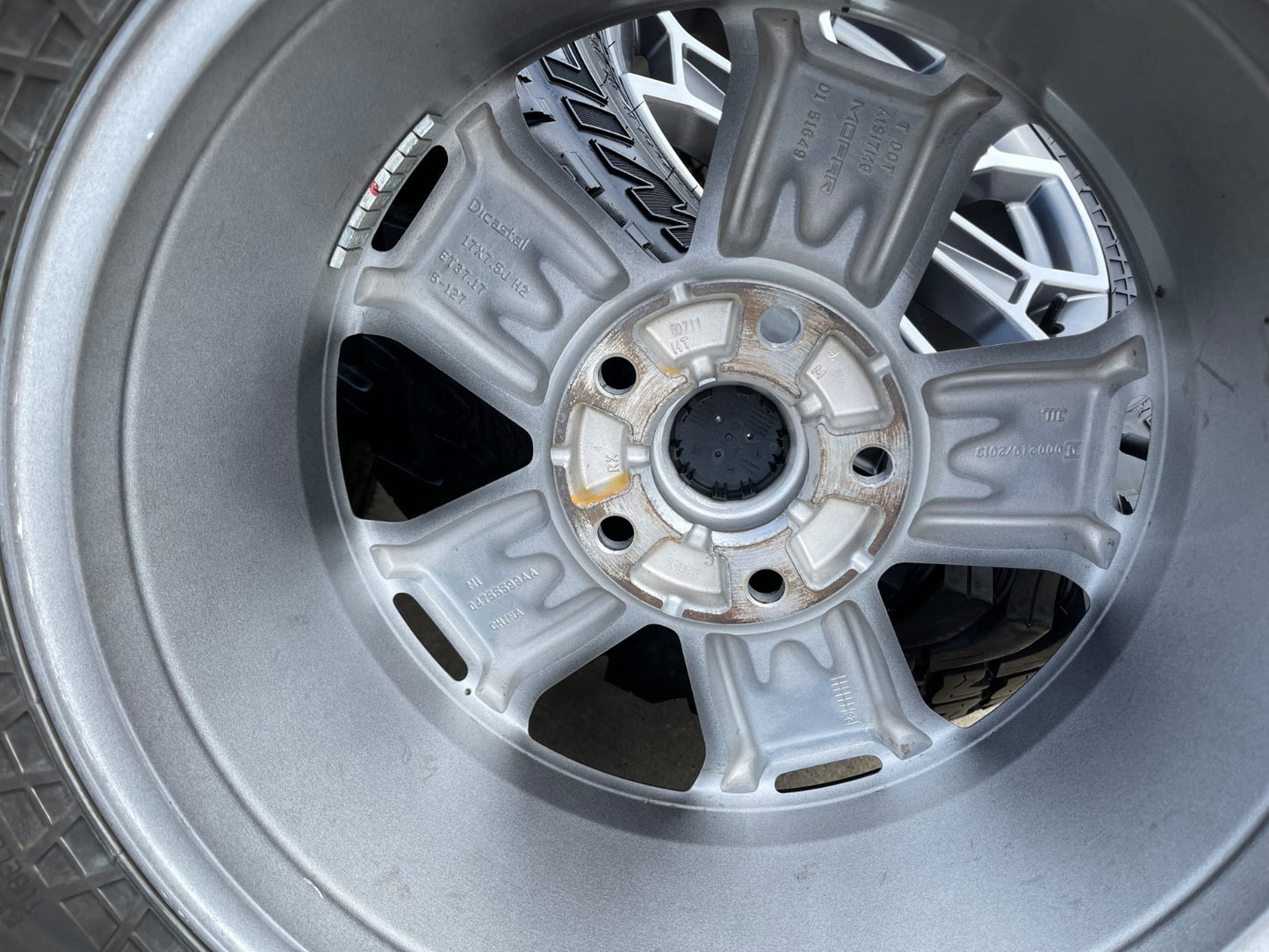 17" Jeep Wrangler Rubicon OEM 9336 wheels rims Gladiator SET FALKEN M/T 33"