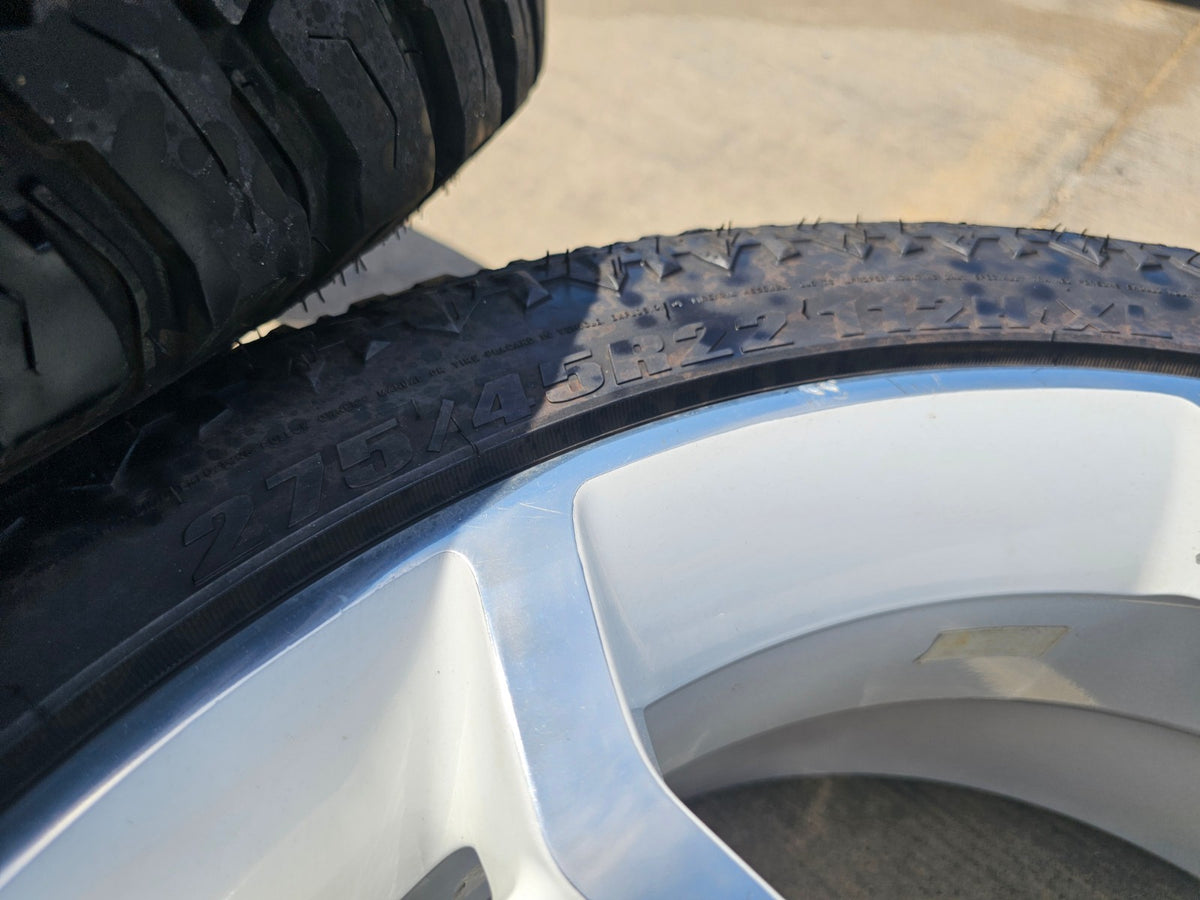 22" Ford F-150 LIMITED OEM 3750 white rims wheels Expedition SET