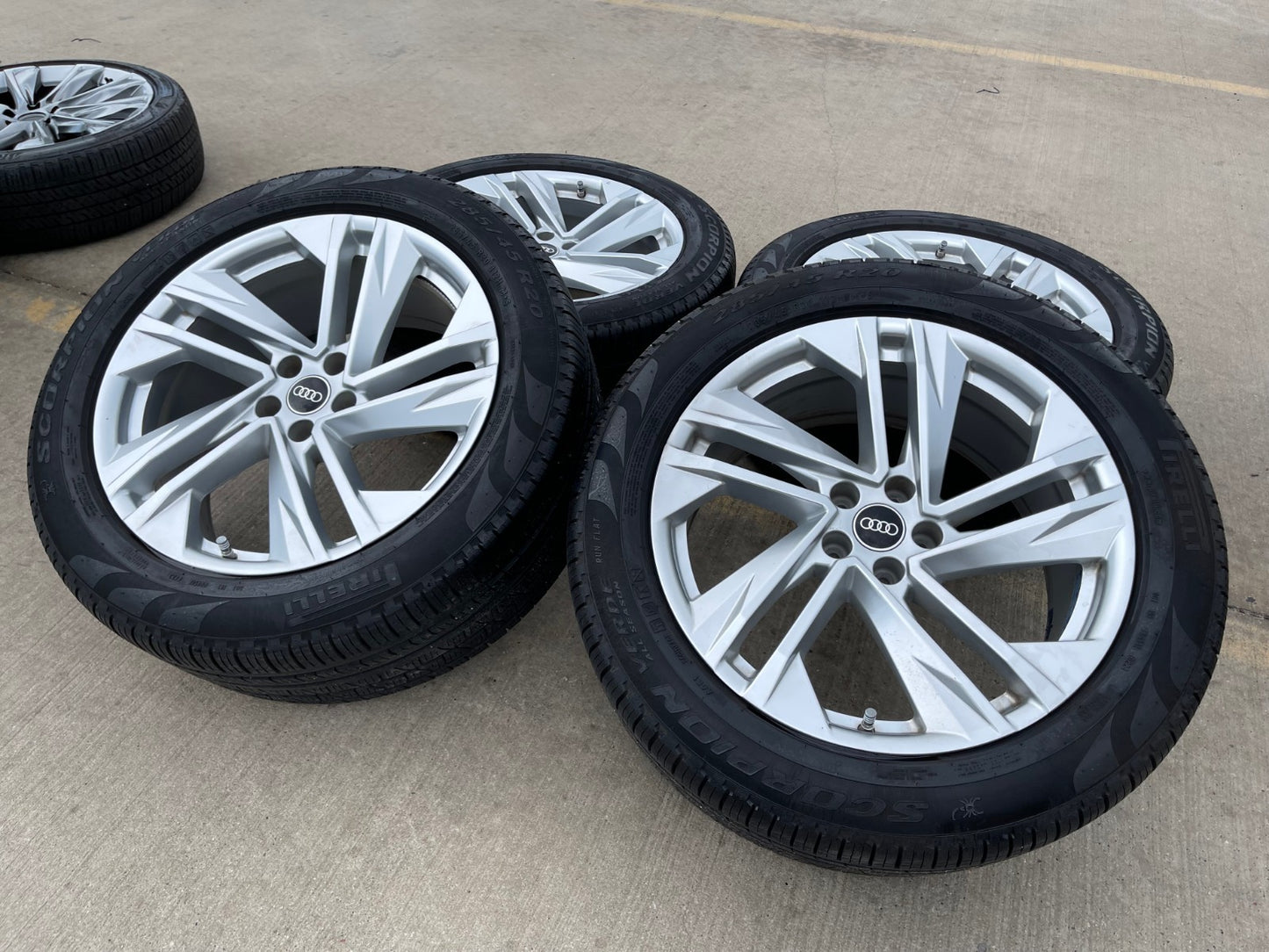 20" Audi Q7 OEM wheels rims Q8 RS S VW Atlas 12053 tires 2021 2022 2023 2024