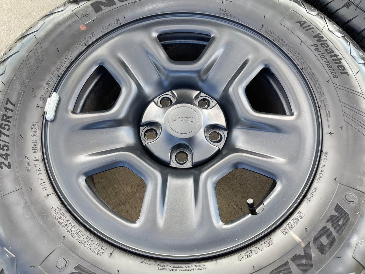 17" Jeep Wrangler Rubicon OEM wheels rims 9220 9240 Gladiator 2026 2027 SET NEW
