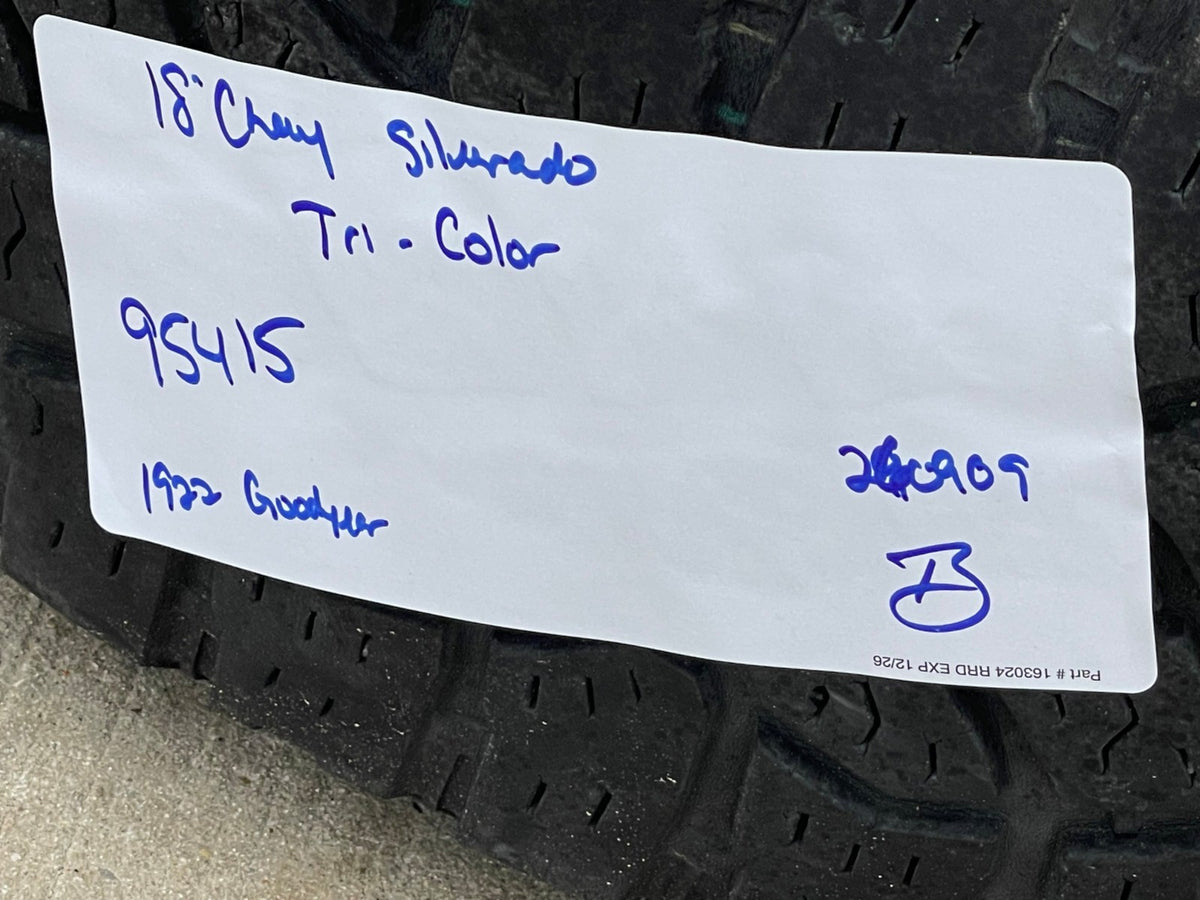 18" Chevy Silverado ZR2 Tahoe Sierra OEM 95415 SET wheels rims GOODYEAR SET