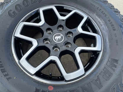 18" Ford Bronco wheel rim 95213 10389 Ranger spare GOODYEAR TERRITROY AT 35" NEW