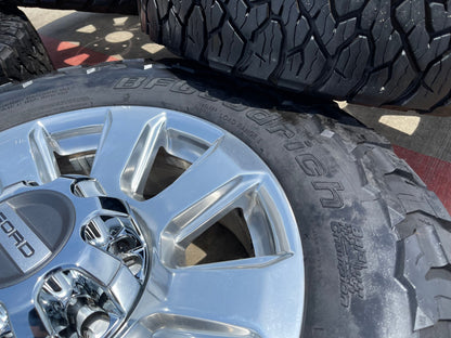 20" Ford F-250 F-350 Platinum OEM rims wheels 10103 tires BFG KO3 A/T