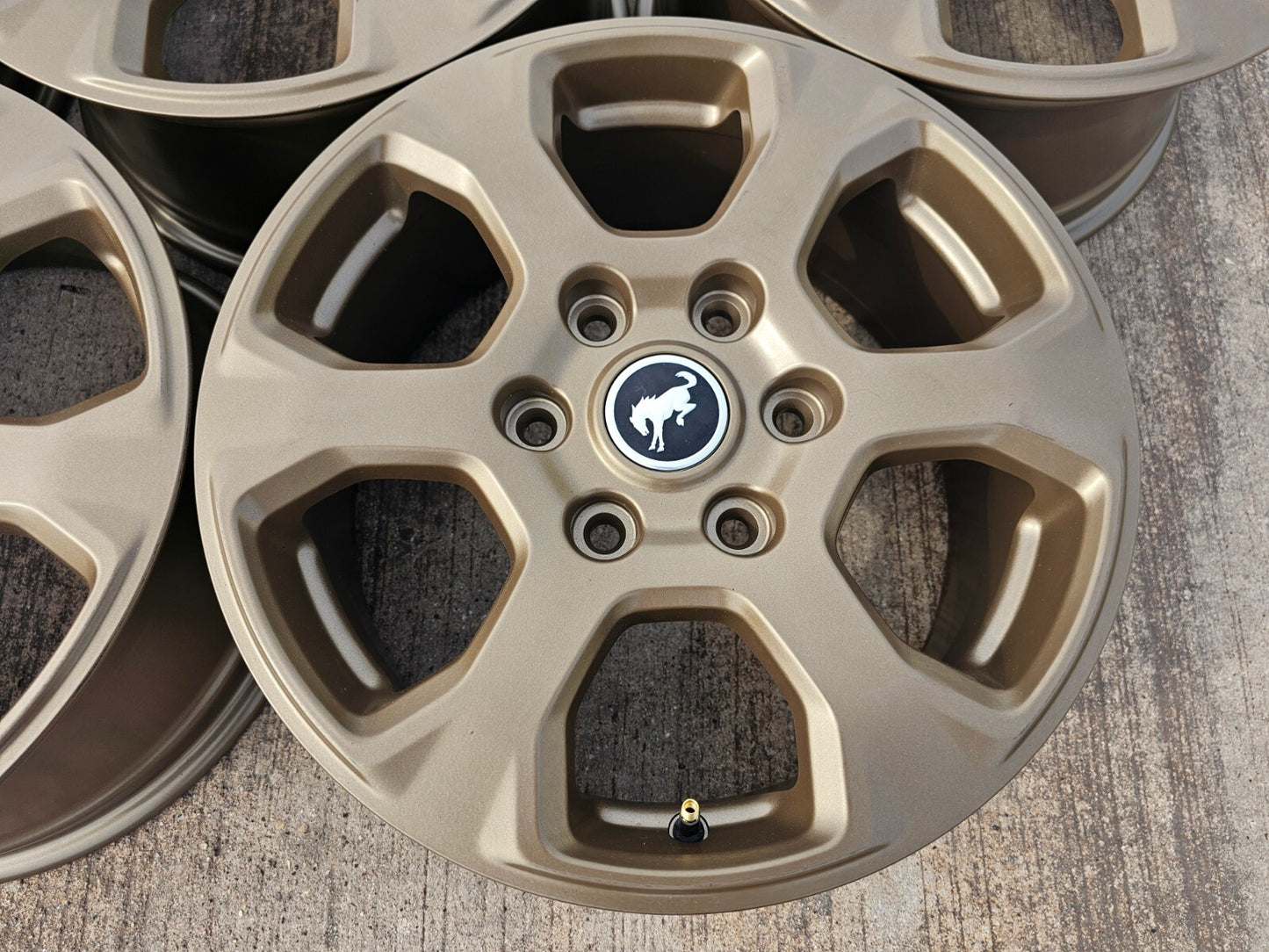(5) 17" Ford Bronco wheels rims 10384 OEM Ranger BRONZE 2024 2025 2026 2027 NEW