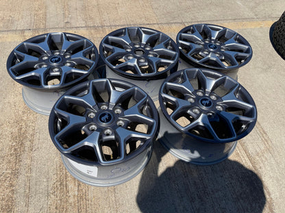(5) 17" Ford Bronco OEM 95229 10387 wheels rims Ranger 2024 2025 2026 2027 NEW
