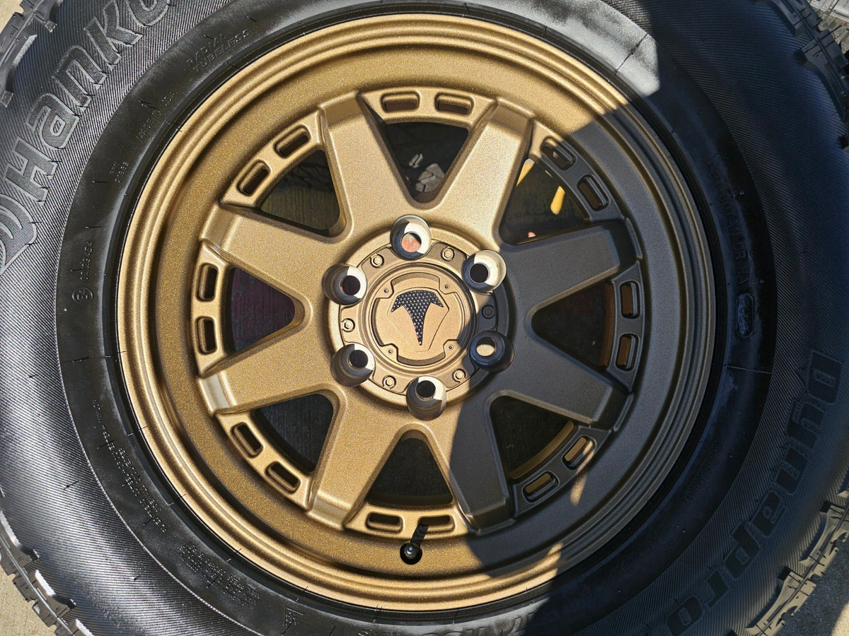 17" 4Runner Toyota Tacoma OEM BRONZE wheels rims FJ HANKOOK DYNAPRO A/T2 NEW