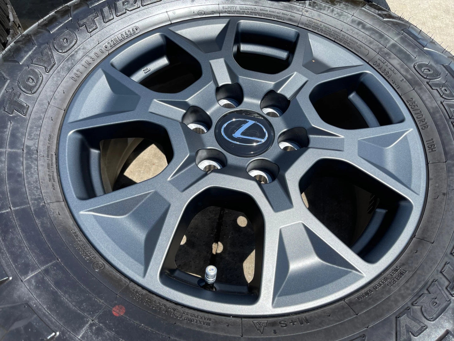 18" Lexus GX550 OEM wheels rims Toyota Land Cruiser Tundra Sequoia 2024 2025 NEW