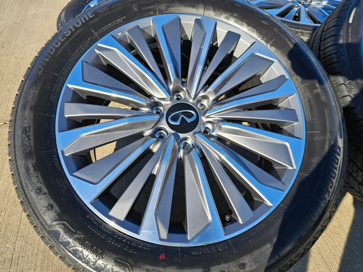 22" Infiniti QX80 QX56 Nissan Titan Armada OEM wheels rims tires 2024 2025 NEW