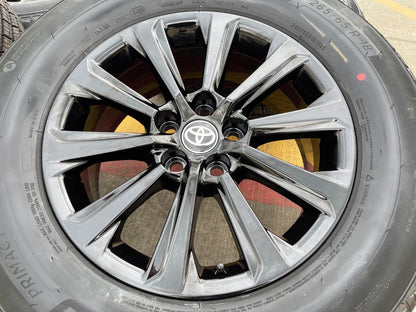 18" Toyota Grand Highlander OEM 10525 wheels rims BLACK Lexus TX350 NEW MICHELIN