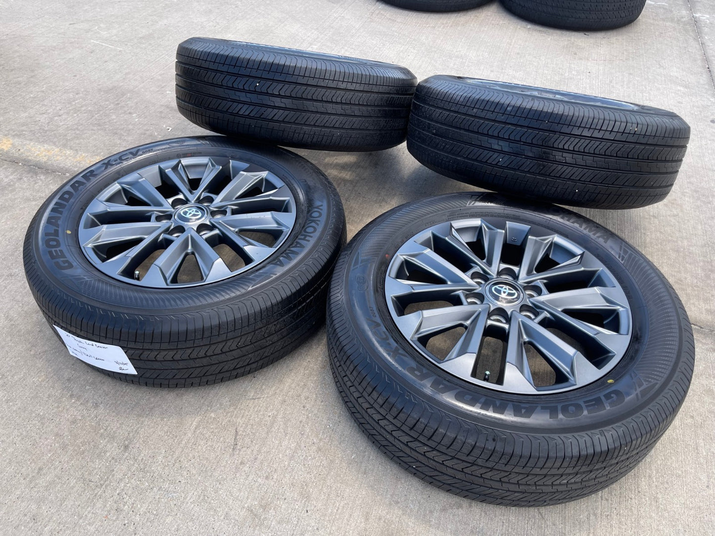 20" Toyota Land Cruiser OEM wheels rims 94057 Tundra Sequoia 2024 2025 2026 NEW