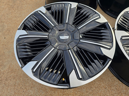24" Cadillac Escalade IQ EV OEM 8x165 wheels rims Hummer 2500 2025 2026 2027 NEW