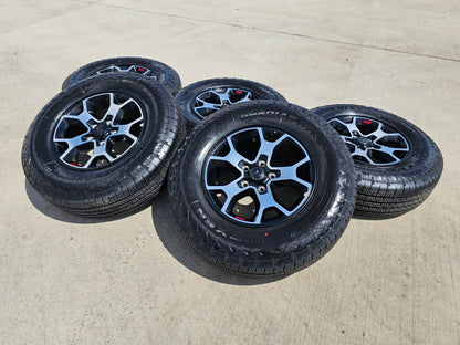 17" Jeep Wrangler Rubicon OEM 9218 wheels rims Gladiator NEXEN NEW