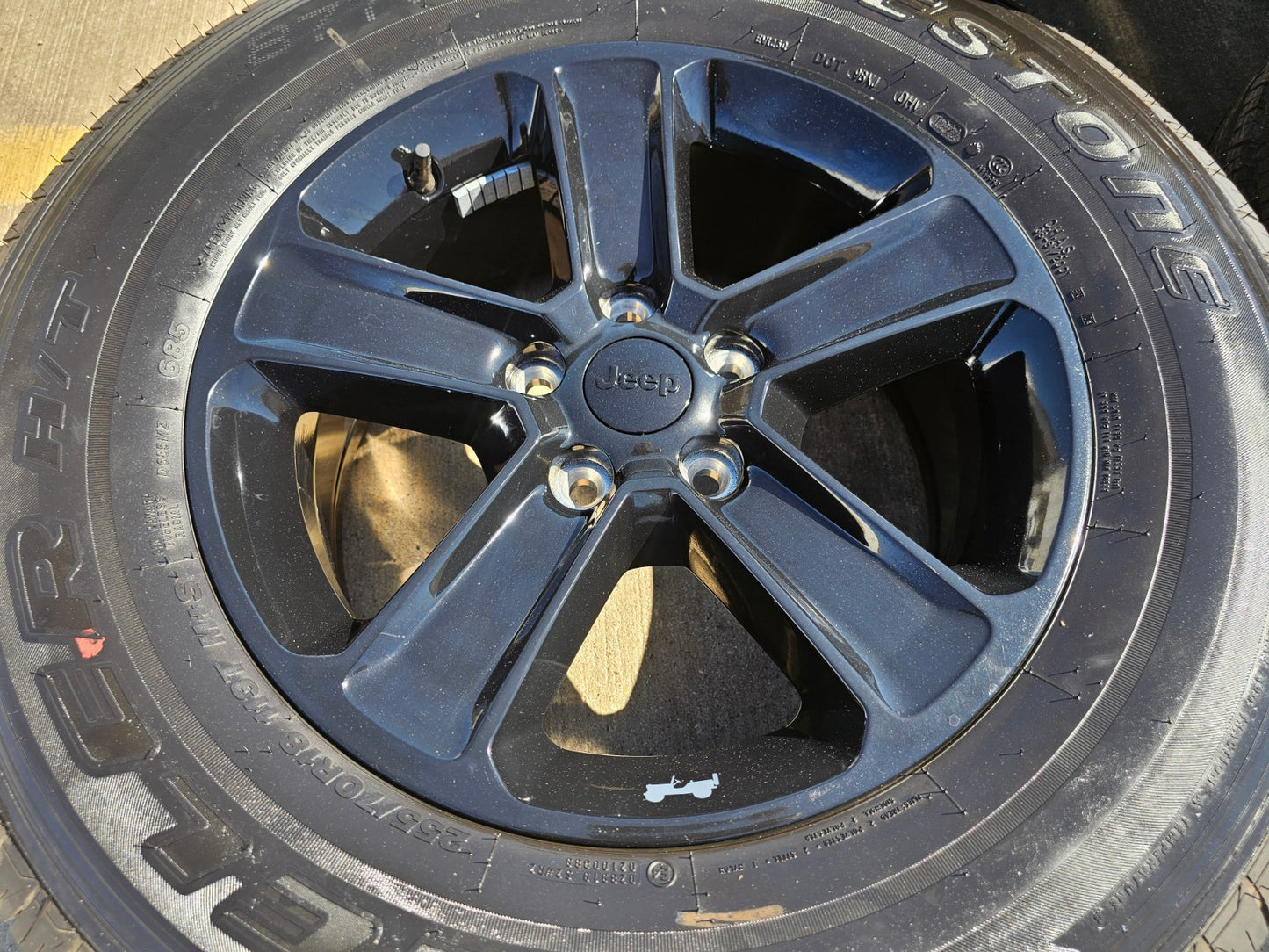 18" Jeep Wrangler Sahara OEM 9221 9255 wheels rims 2022 2023 2024 2025 2026 SET