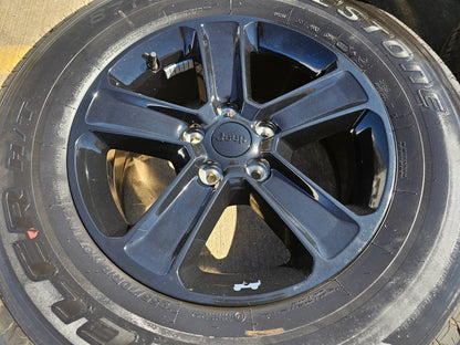 18" Jeep Wrangler Sahara OEM 9221 9255 wheels rims 2022 2023 2024 2025 2026 SET