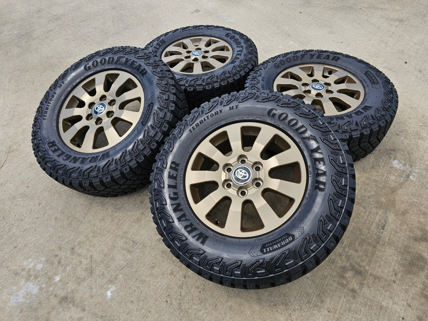 18" Toyota Land Cruiser OEM TRD wheels rims 95952 SET Tundra Sequoia BRONZE NEW
