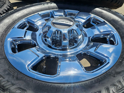 20" Ford F-250 F-350 OEM 10295 25085 10552 chrome wheels rims BRIDGESTONE NEW