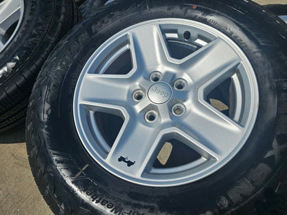 17" Jeep Gladiator RUBICON OEM wheels rims 9235 Wrangler 2022 2023 2024 2025 NEW