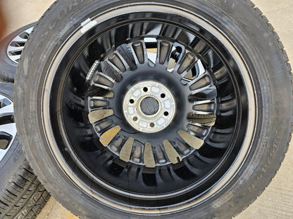 22" Lincoln Navigator OEM rims wheels 10499 95383 Black Label 2023 2024 2025