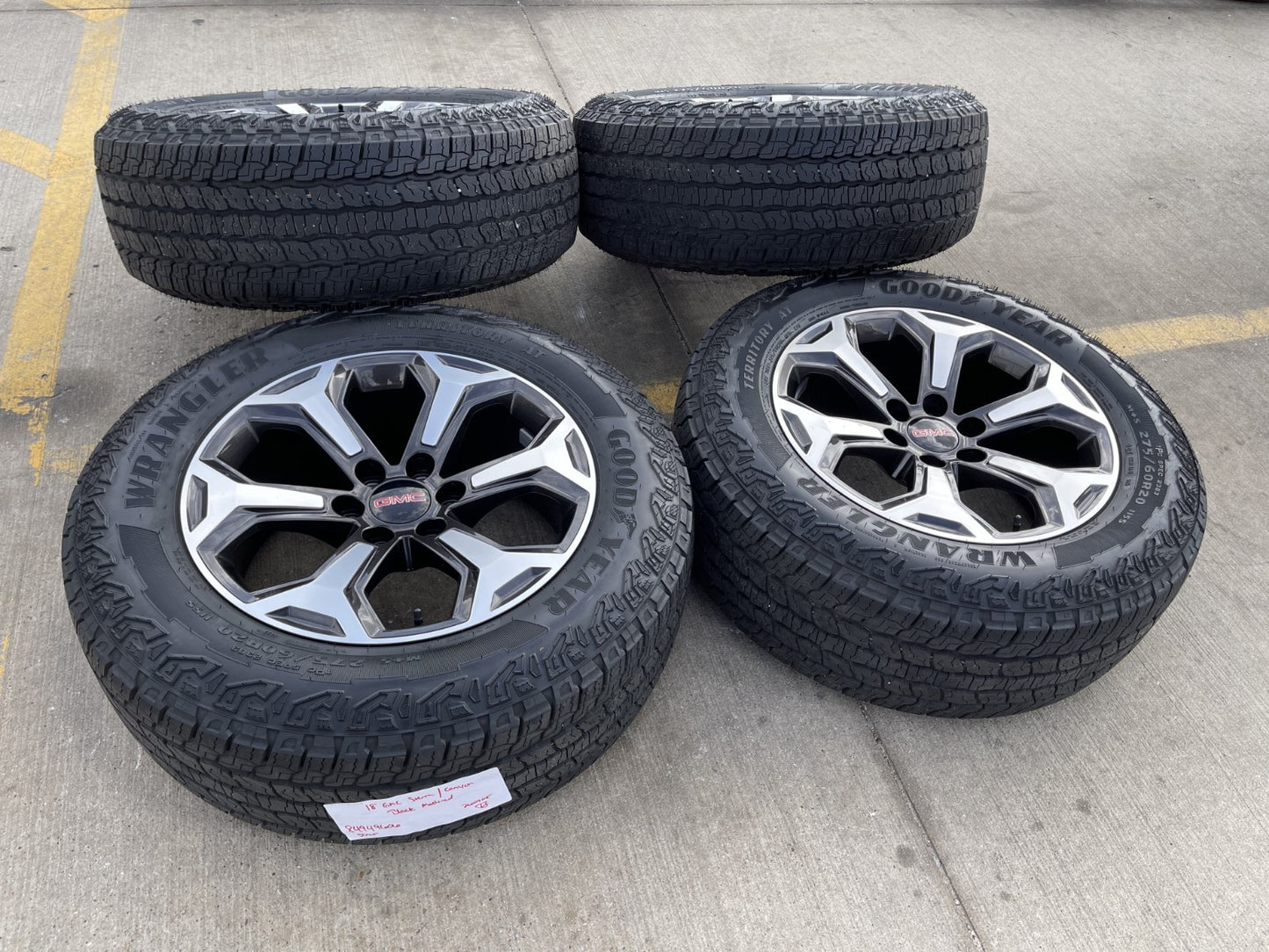 20" GMC Sierra Canyon Chevy Silverado OEM wheels rims 2024 2025 2026 2027 NEW