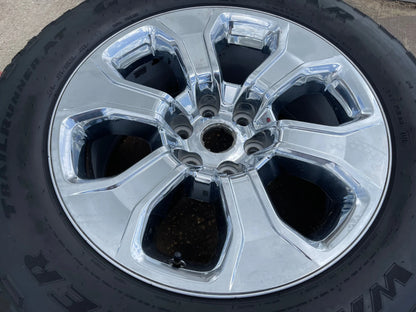 20" Dodge Ram 1500 OEM Laramie CHROME 2679 wheel rim tire 2022 2023 2024 2025