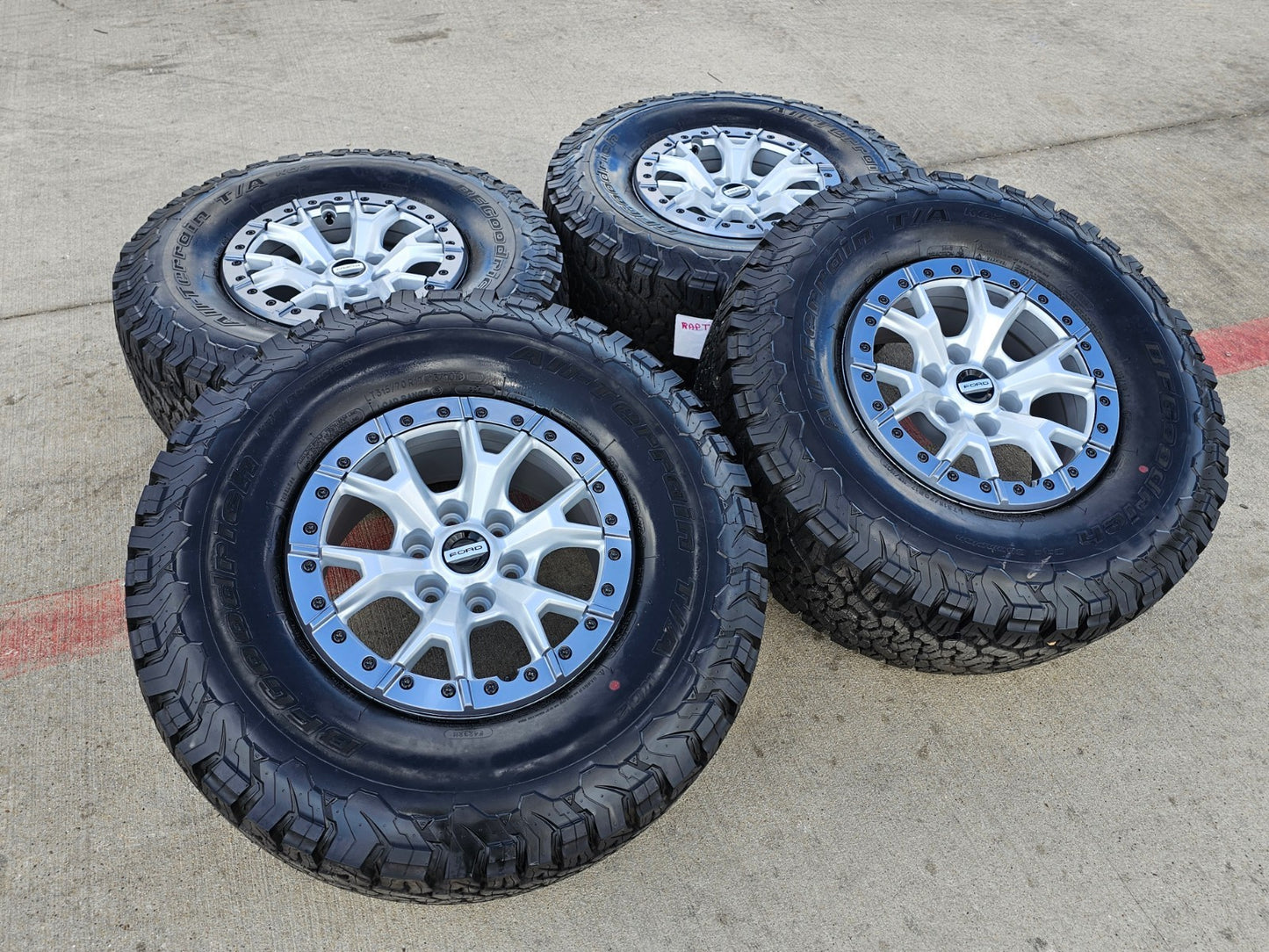 17" Ford F-150 Raptor R OEM Replica BEADLOCK 10460 rims wheels 35" tires BFG NEW