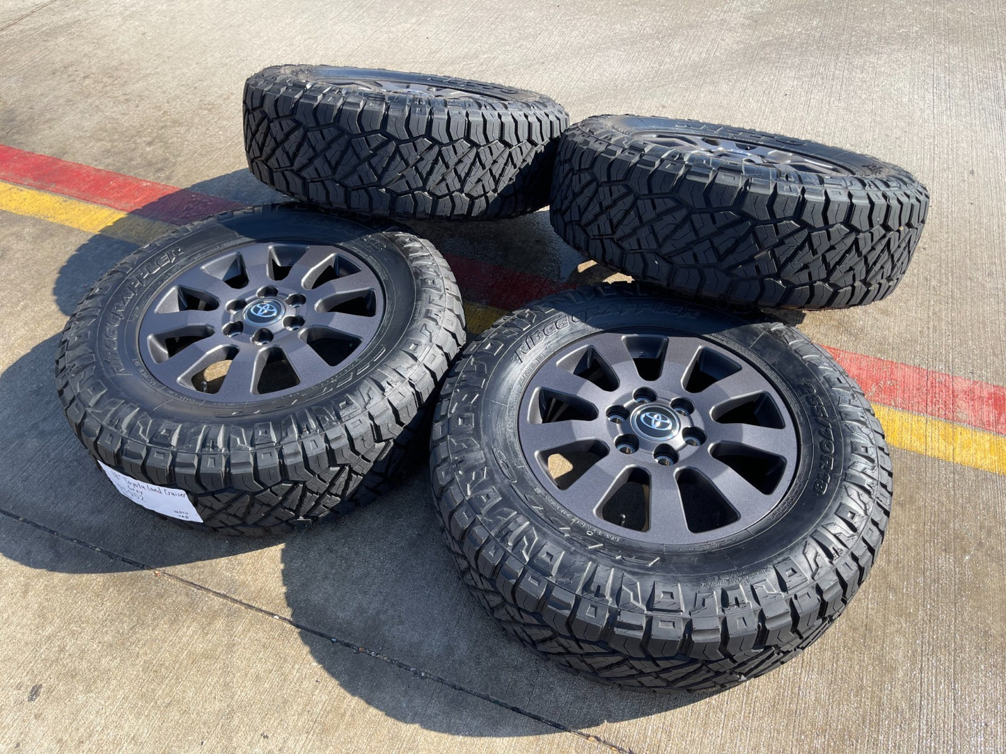 18" Toyota Land Cruiser OEM wheels rims 95952 75304 Tundra Sequoia NEW NITRO