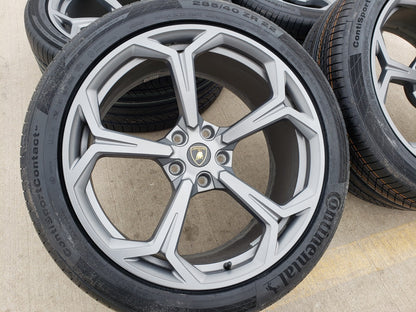 22" Lamborghini Urus OEM wheels rims gray Taigete 2022 2023 2024 2025 2026 NEW