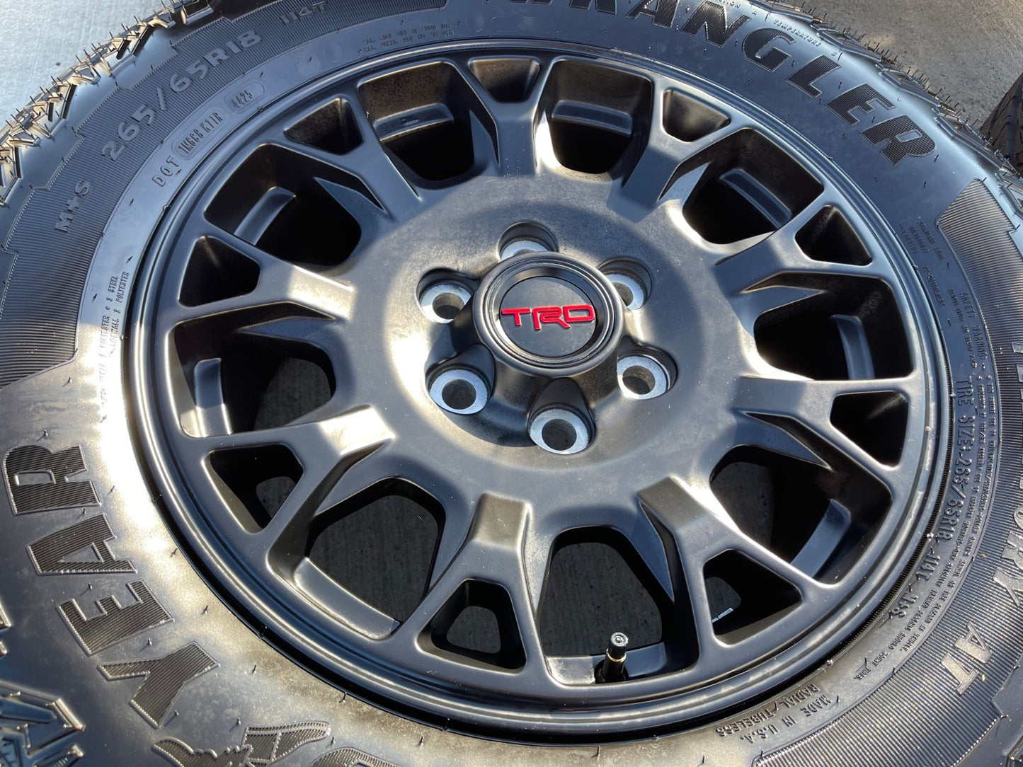 18" Toyota Tacoma 4Runner TRD Pro OEM 95973 wheels rims 2025 2026 GOODYEAR NEW