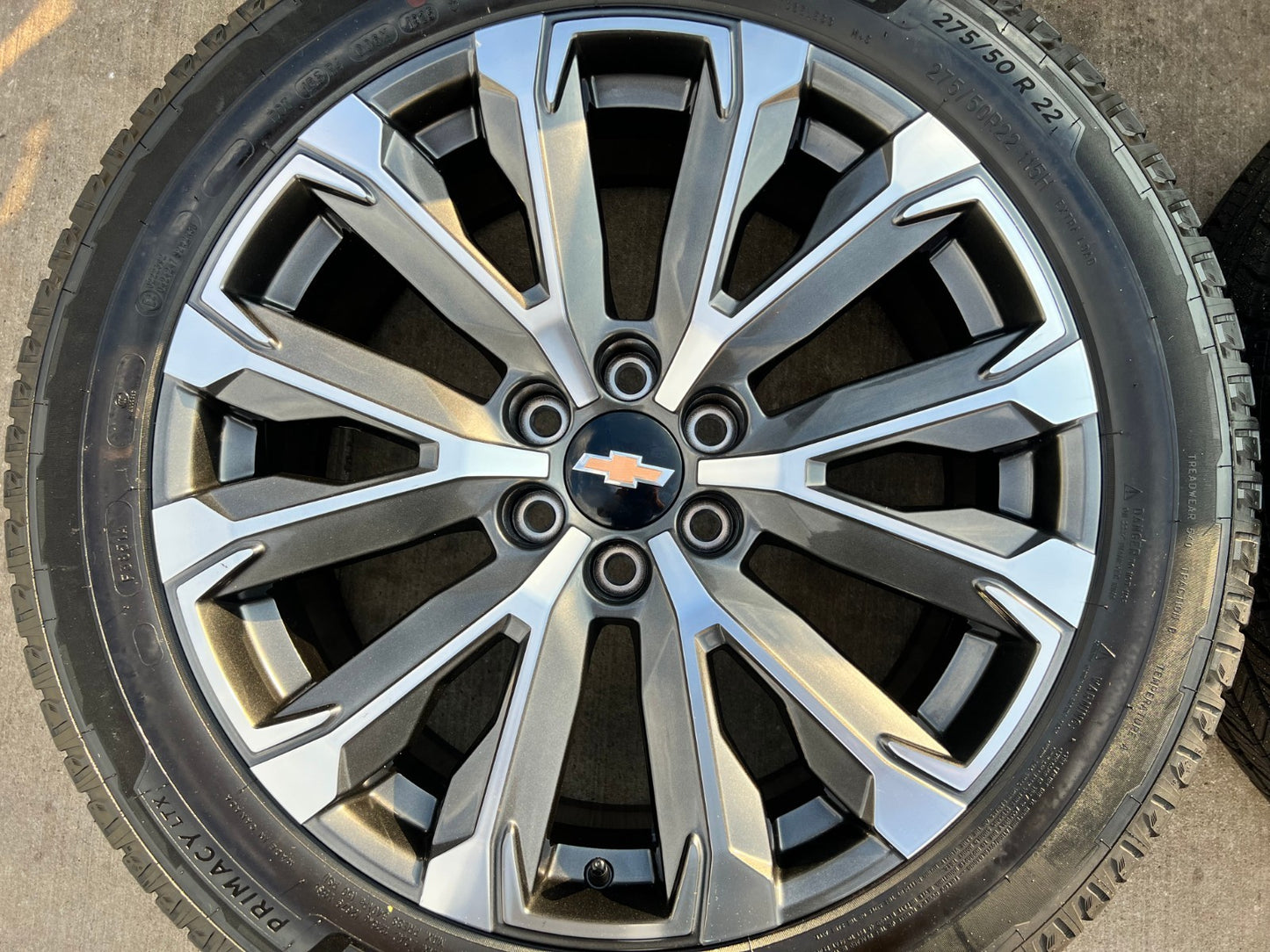 22" Chevy Tahoe Silverado Suburban OEM wheels rims NEW MICHELIN 2025 2026