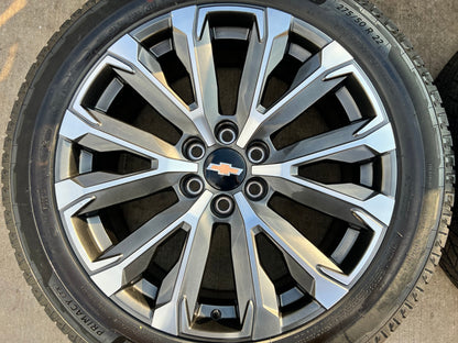 22" Chevy Tahoe Silverado Suburban OEM wheels rims NEW MICHELIN 2025 2026