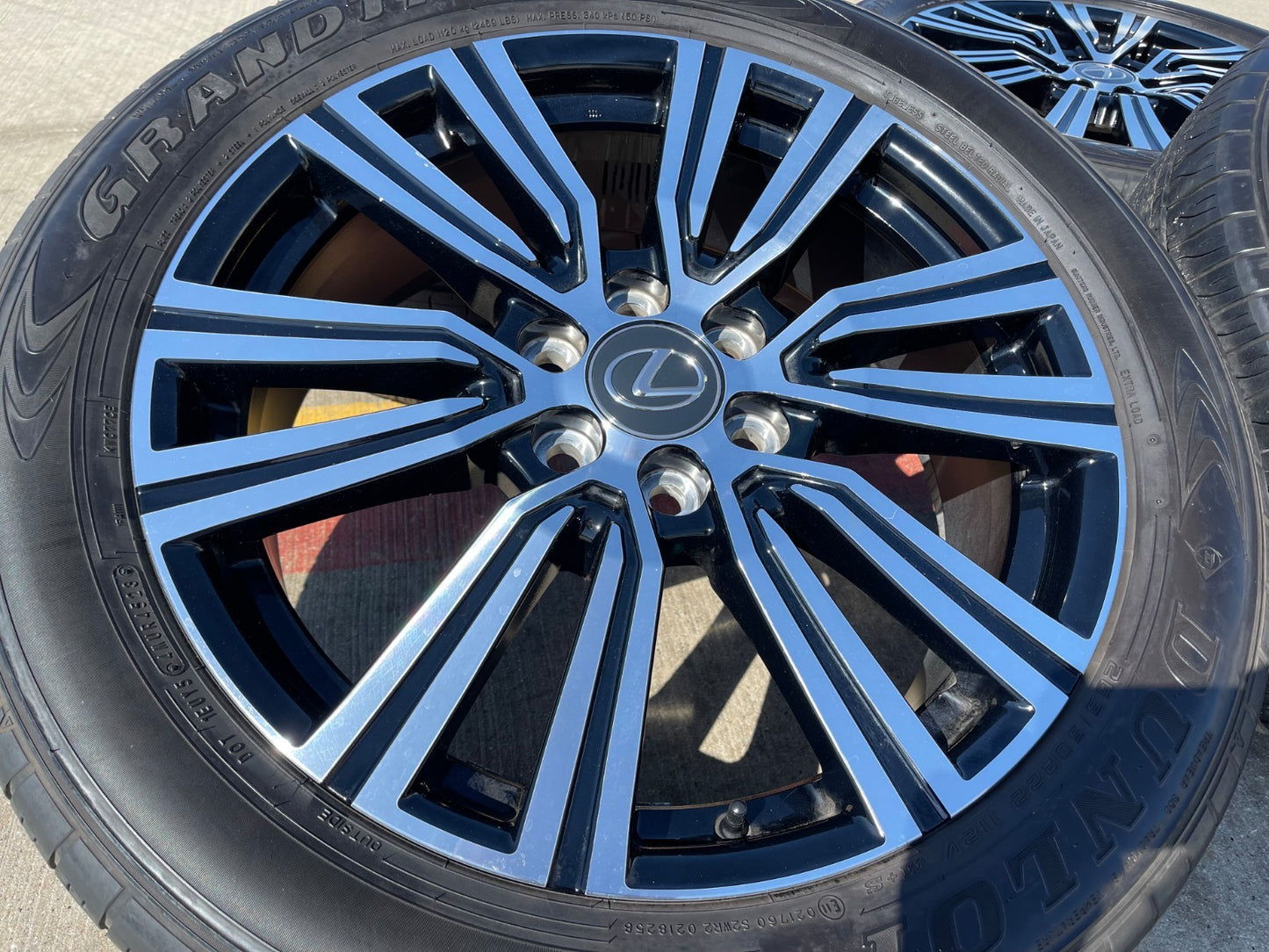 22" Lexus LX600 OEM wheels rims 74402 Toyota Tundra Sequoia 2023 2024 2025 2026