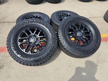 18" Toyota Tundra TRD OEM black wheels rims 75273 tires Sequoia 2024 2025 NEW