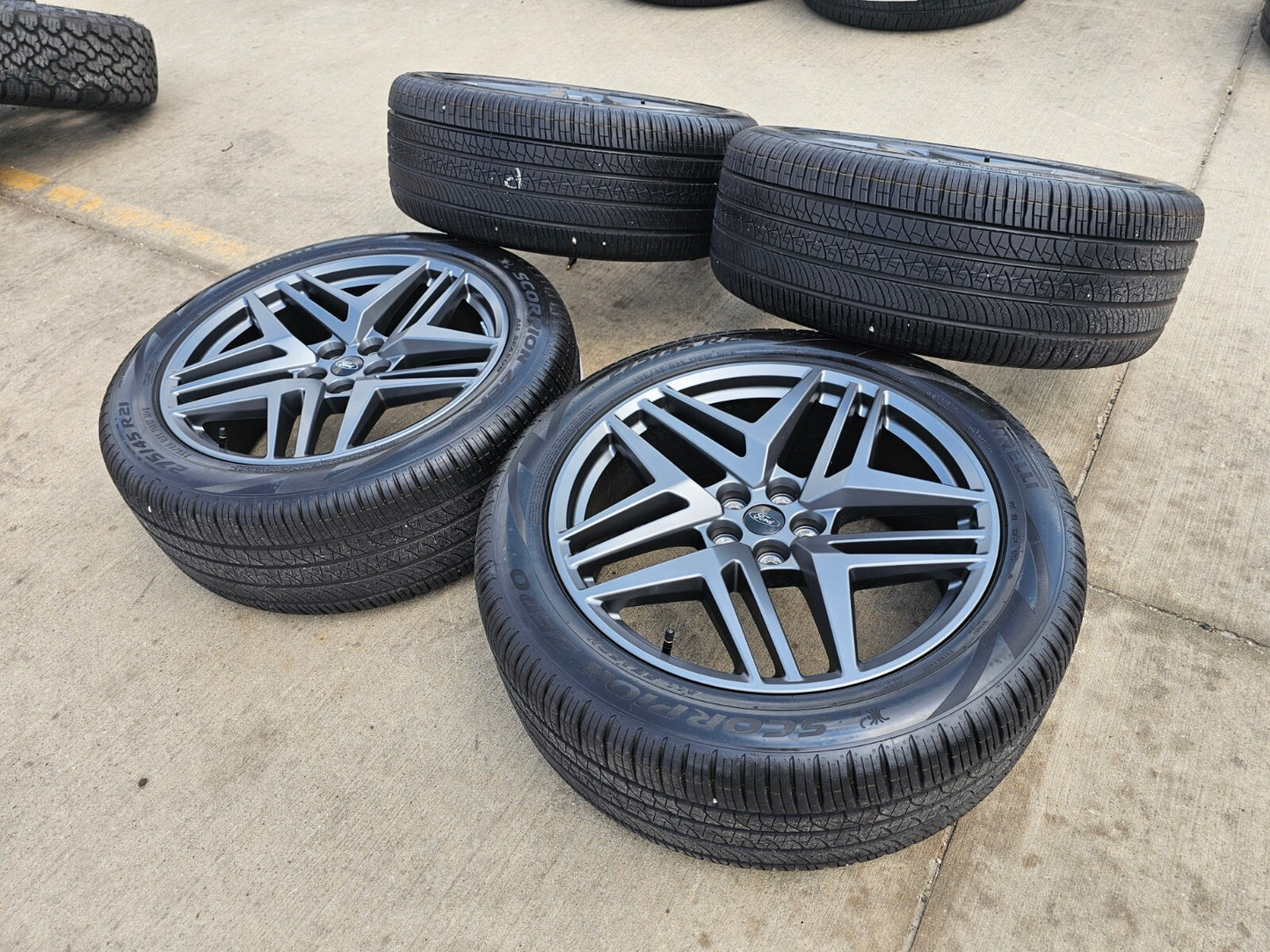 21" Ford Explorer ST OEM rims wheels Lincoln Aviator 2025 2026 2027 PIRELLI NEW