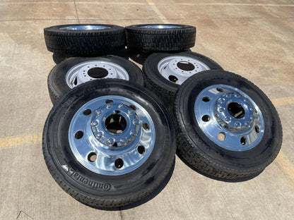 19.5" Ford F-450 Dually F-550 rims wheels RAM 4500 OEM 10x225 CONTINENTAL HD3