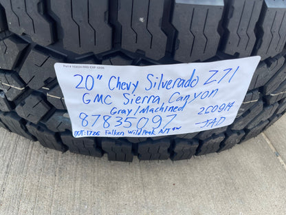 20" Chevy Silverado Suburban Tahoe Z71 OEM wheels rims SET NEW FALKEN A/T4
