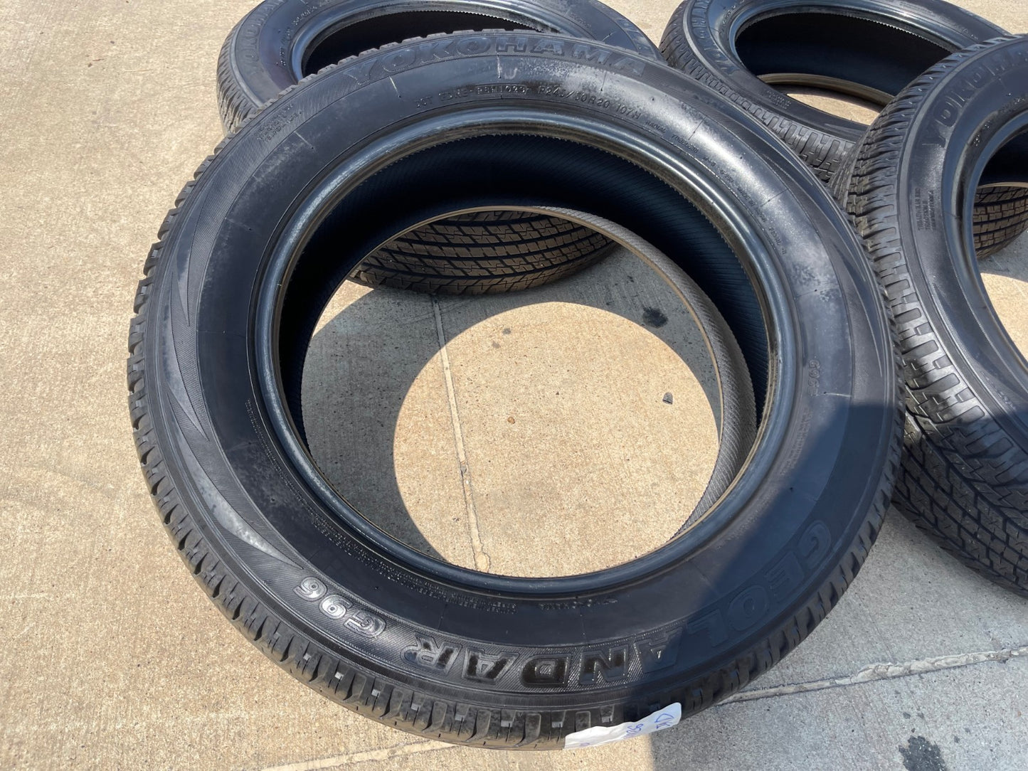 (4) 245/60/20 Yokohama Geolander G96 tires 245/60R20 Toyota 4Runner
