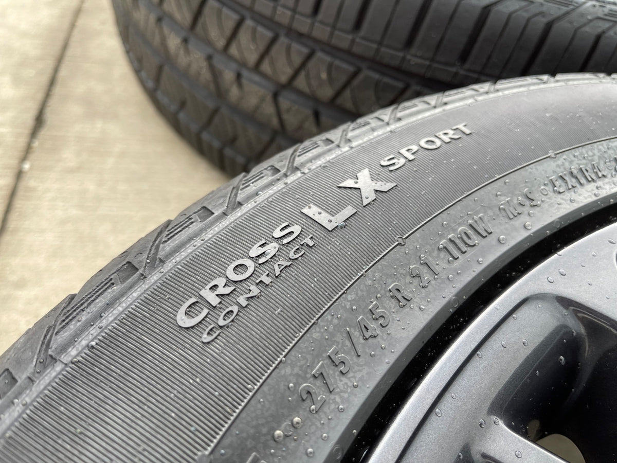 21" Jeep Grand Cherokee L OEM wheels rims 9291 Durango tires SET CONTINENTAL