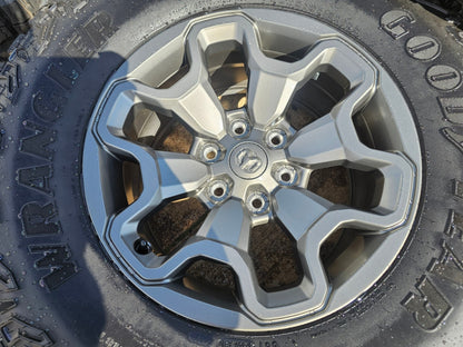 18" Dodge Ram 1500 TRX RHO GRAY OEM 66002 wheels rims SET TERRITORY A/T 35"