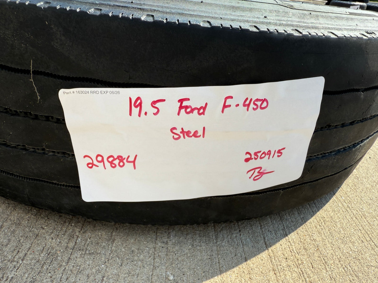 19.5" Ford F-450 Dually F-550 rim RAM 4500 OEM 10x225 spare