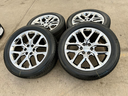 22" GMC Yukon Sierra DENALI OEM 14078 wheels rims CHROME 2023 2024 2025 2026 NEW