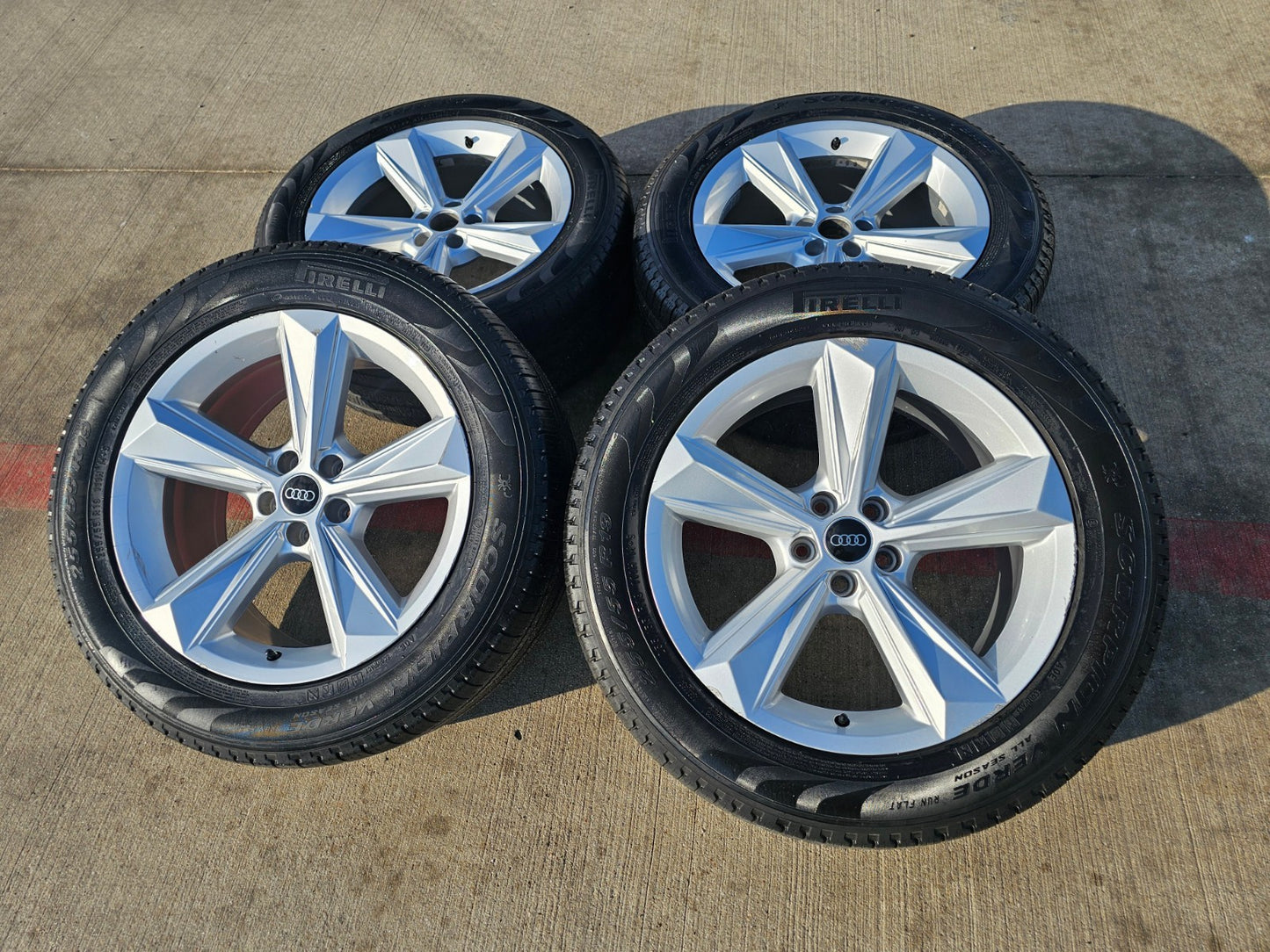 19" Audi Q7 OEM wheels rims Q8 RS S VW Atlas 12052 tires 2022 2023 2024 2025