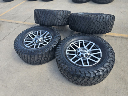 20" Ford F-250 F-350 OEM 10104 LARIAT rims wheels BFG KM2 37"