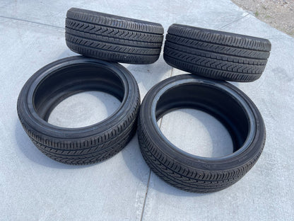 (2) 245/40R19 + (2) 275/35R19 Yokohama Advan Sport A/S+ Plus 98Y XL tires SET